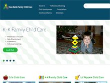 Tablet Screenshot of newberlinfamilychildcare.com